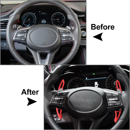 Steering Wheel Paddle Shifter Extensions for Hyundai Genesis (2015-2016)