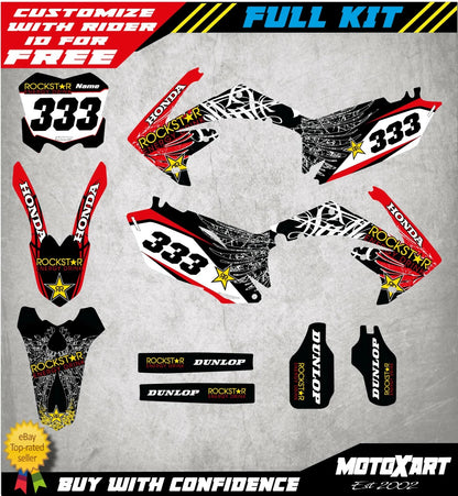 Full Custom Graphics Kit STAR Style for Honda CRF 450 (2009-2012)