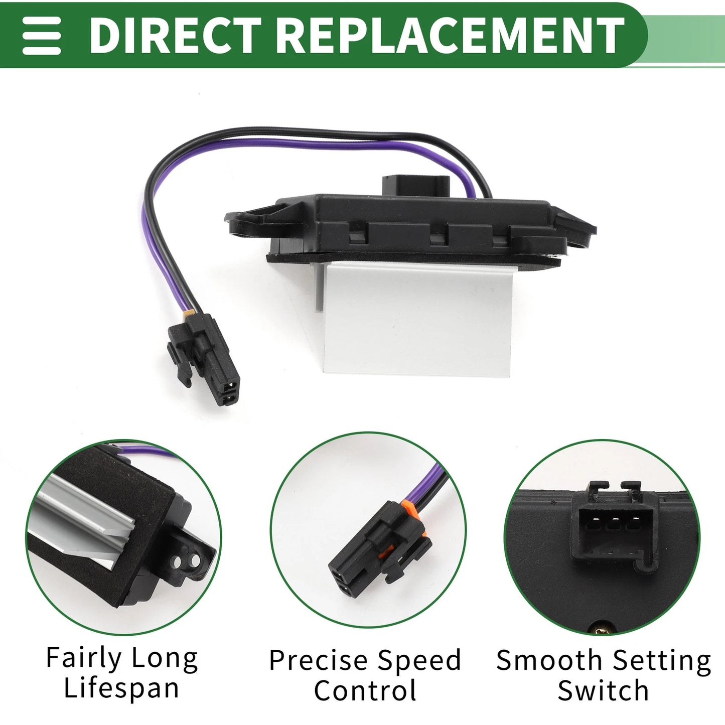 HVAC Blower Motor Resistor for GMC Yukon and Yukon XL