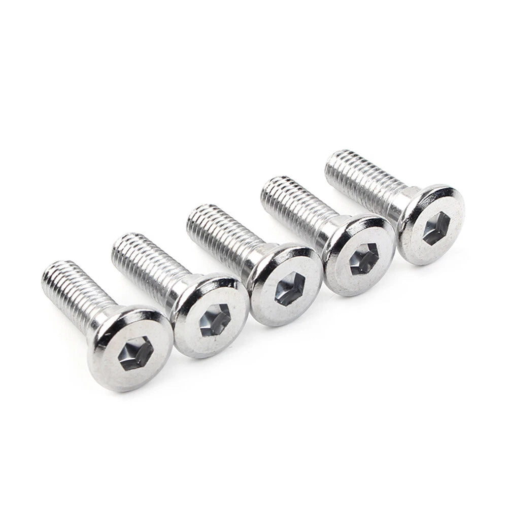 5 x M8x25mm Steel Bolts Hex Socket Disc Brake Rotor Screws Fasteners