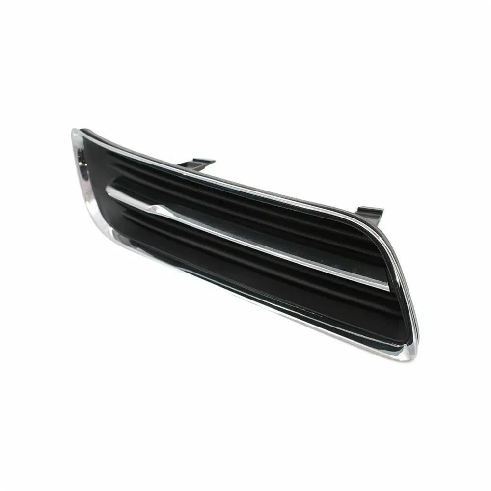 Fog Light Lamp Hole Covers for 2011-14 Chrysler 300 Black Chrome Trim
