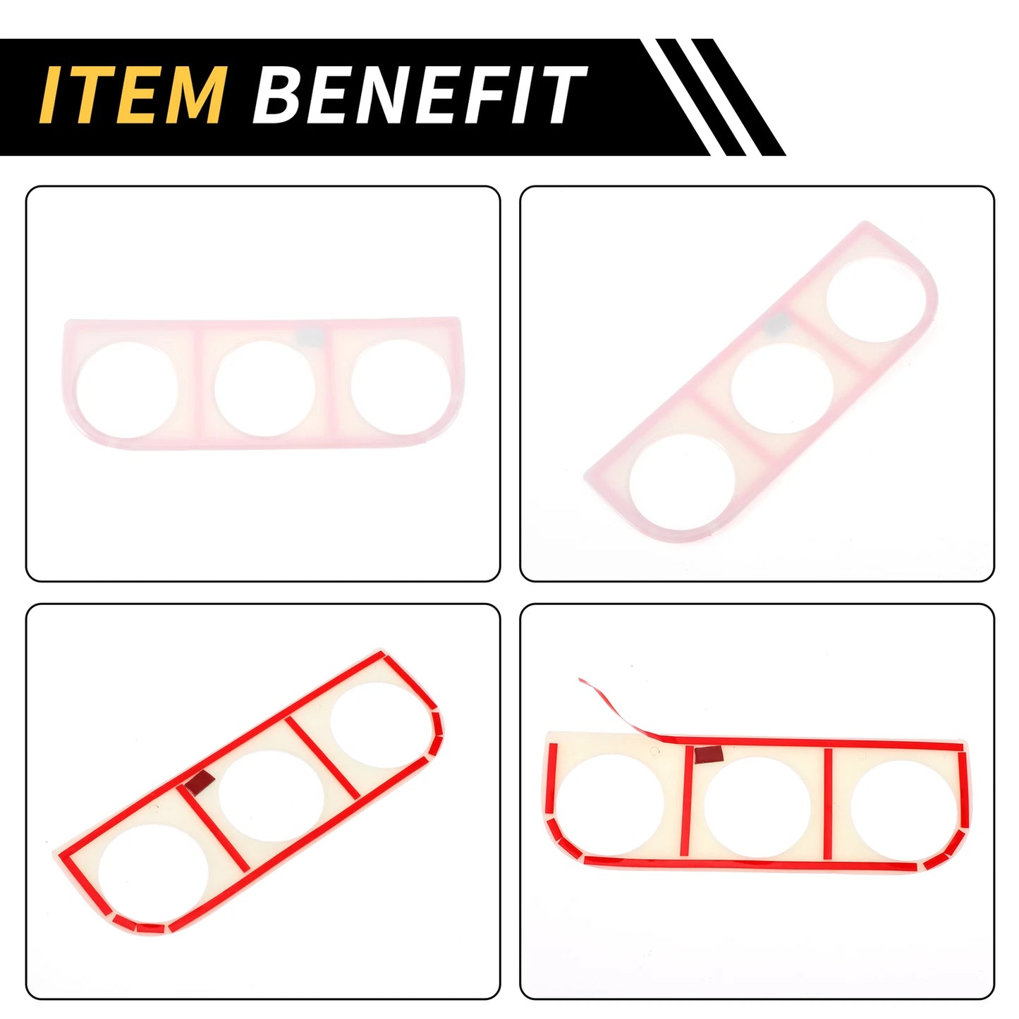 AC Switch Button Control Cover Trim for Jeep Wrangler JK (2011-2017)