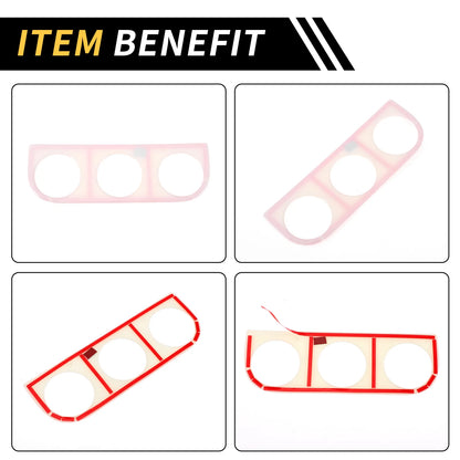 AC Switch Button Control Cover Trim for Jeep Wrangler JK (2011-2017)