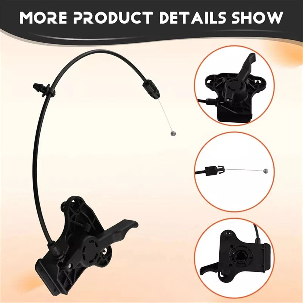 Hood Catch Release Lever Cable for 2015-2017 Chrysler 200 (2015-2017)