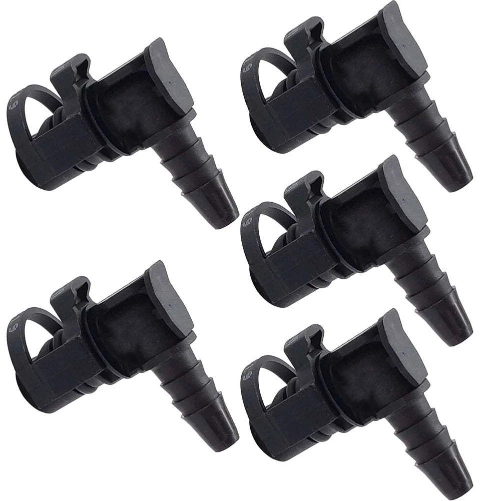 5 Pcs Throttle Valve Thermostat Body Heater Pipe Hose Connectors for Chevrolet