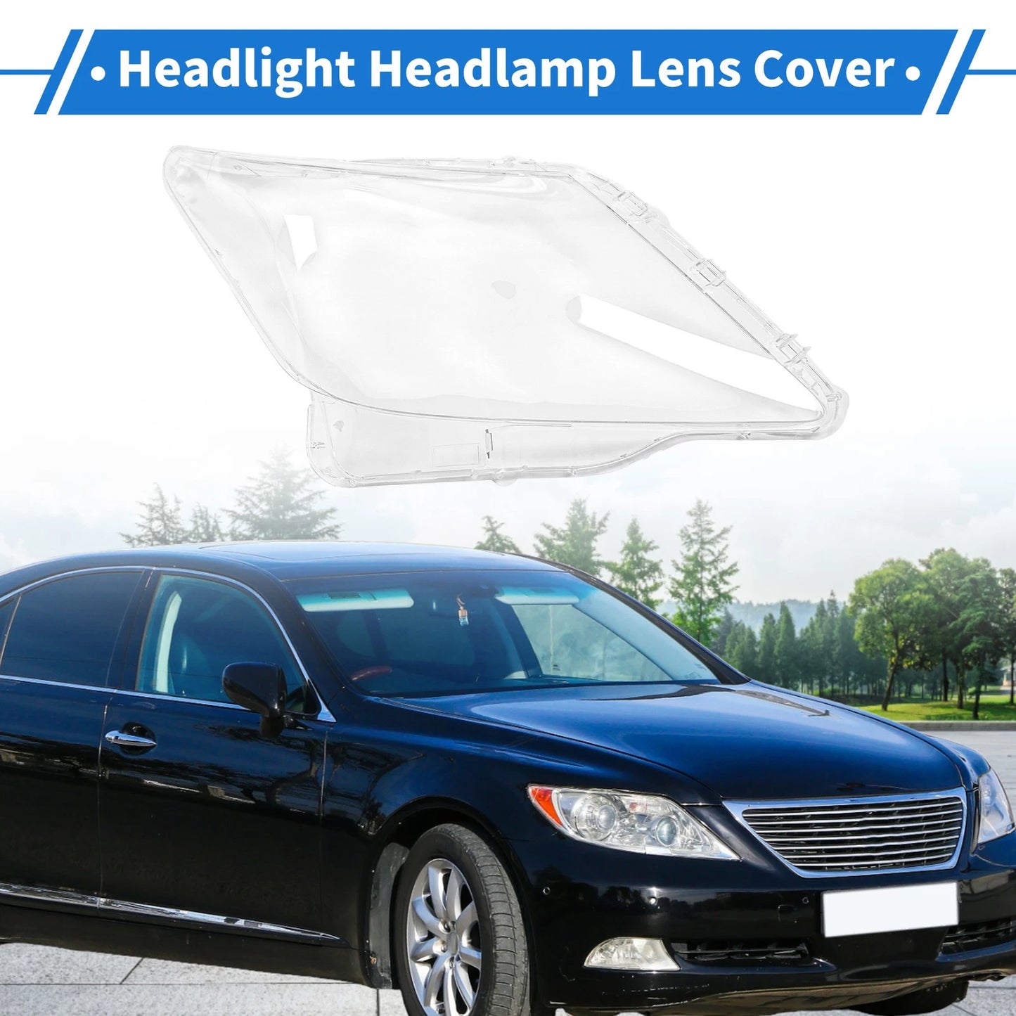 Car Front Right Headlight Lens Cover for Lexus LX570 (2007-2012)
