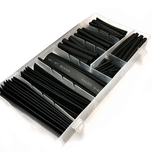 150PCS HEAT SHRINK HEATSHRINK WIRE CABLE TUBING TUBE SLEEVING SLEEVE WRAP