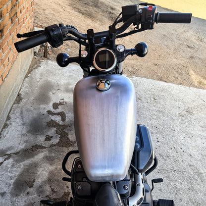 Fuel Tank 14L for Yamaha XV950 (2014-2023) - Unpainted Silver with Cap