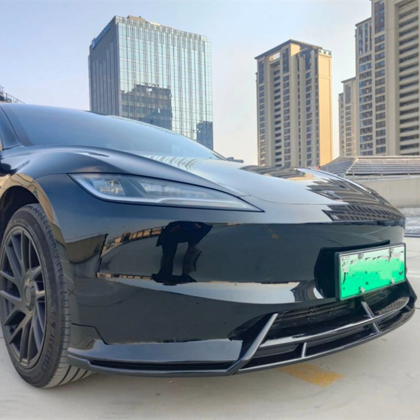 Front Bumper Spoiler Lip Kit for Tesla Model 3 (2017-2023)