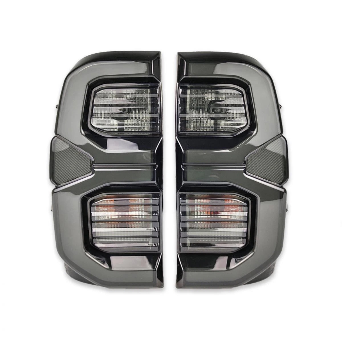 Pair Tail Light Rear Lamp LED Smoke Lens Fits Toyota Hilux Revo SR5 GUN 2015-21