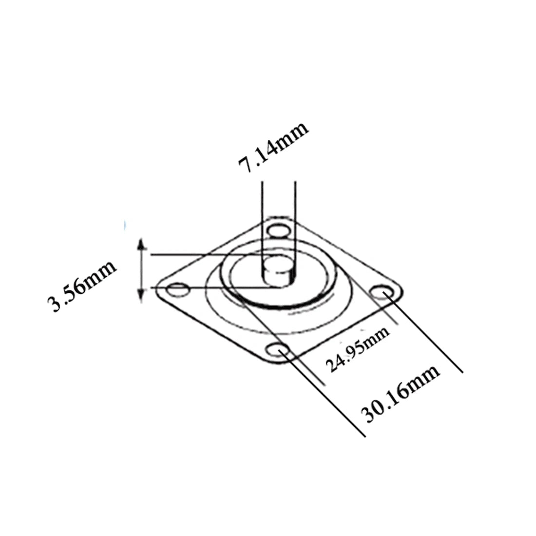 Rochester Quadrajet CHEV Pollution Top Cover Gasket for CHEV