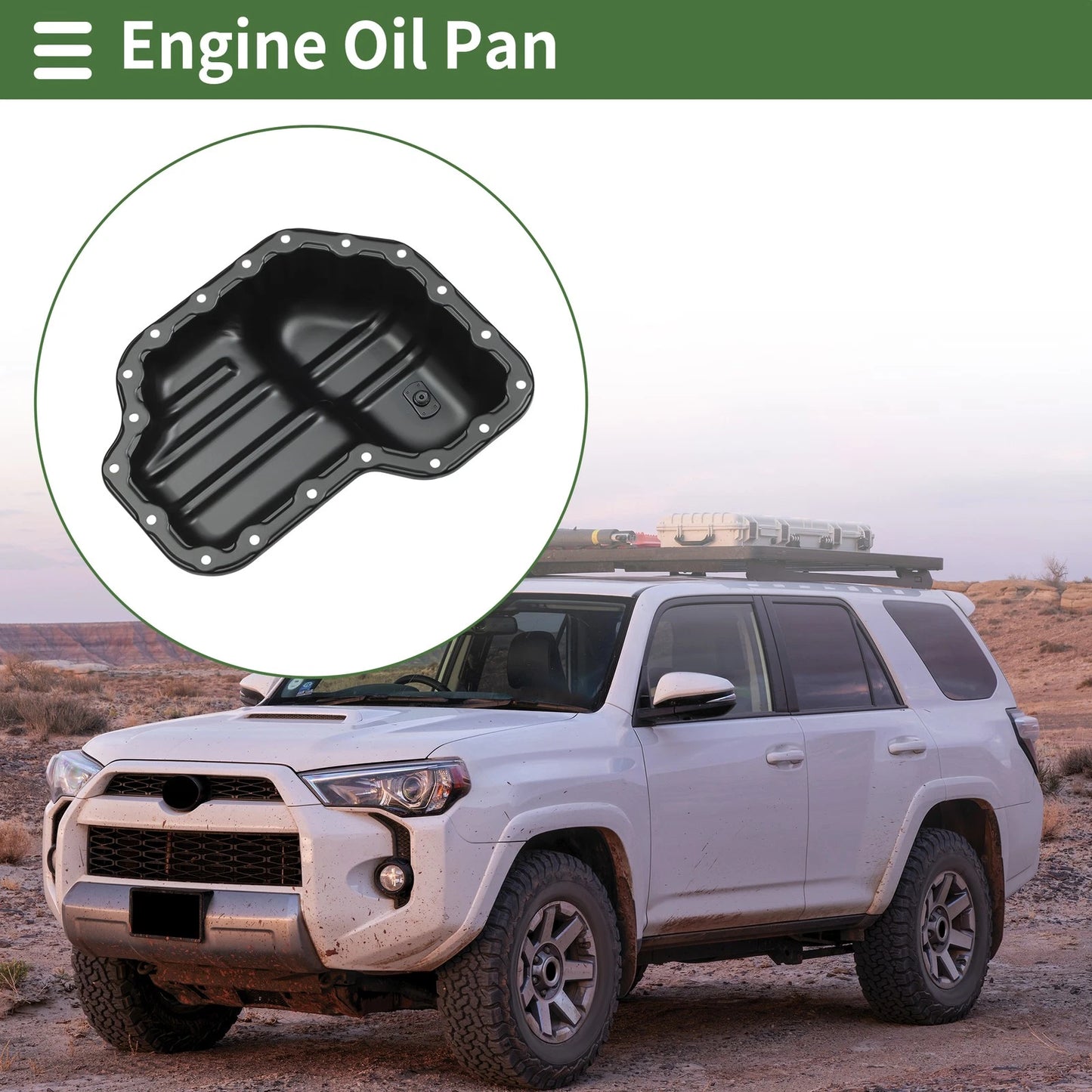 1x Engine Oil Pan for Toyota 4Runner V8 4.7L (2003–2009)