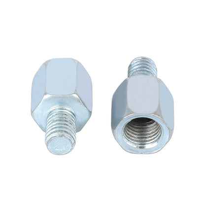 10mm LH to 8mm LH Rearview Mirror Adapter 2 x for Motorcycle