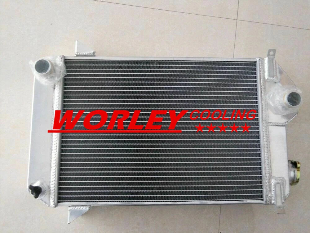 3 Row Aluminum Radiator + Shroud + Fan for TRIUMPH TR4 (1961-1965)