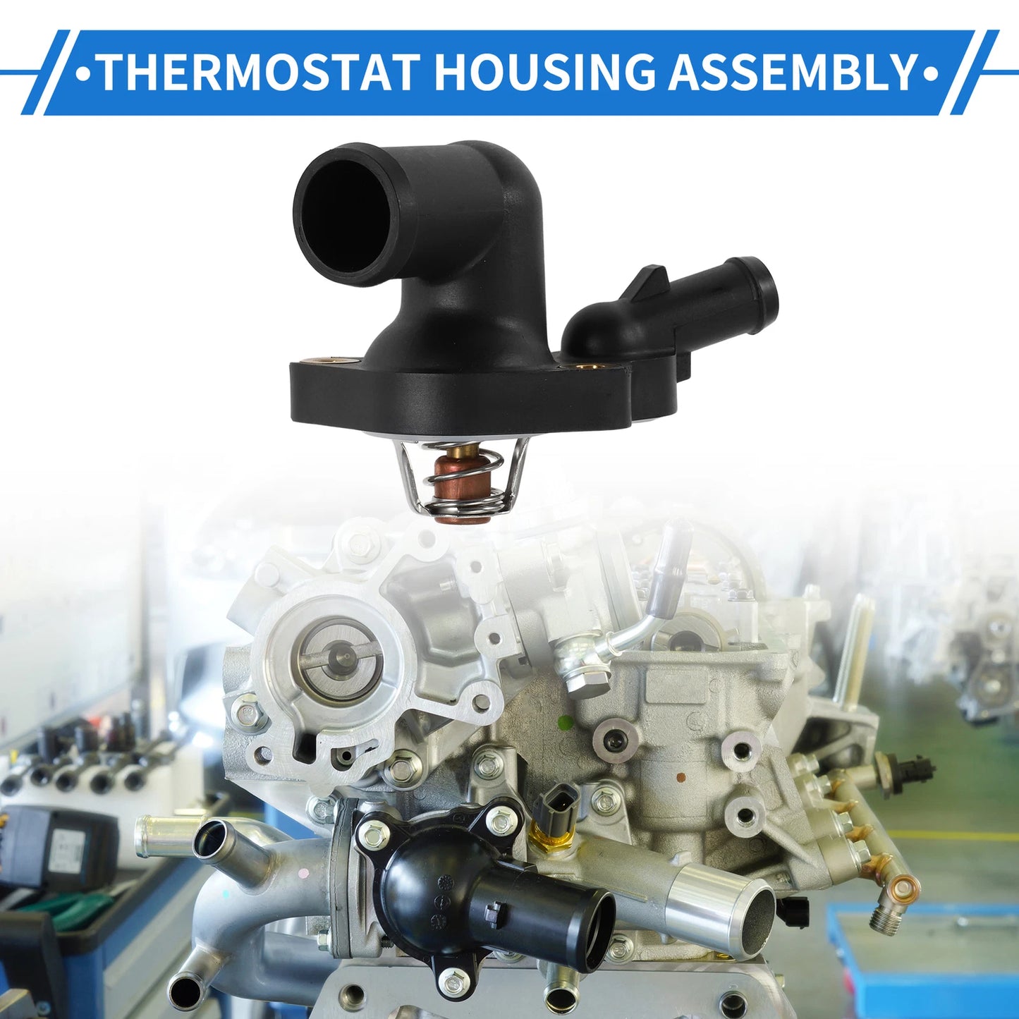 Engine Coolant Thermostat Housing for Mini Cooper S 1.6L (2002-2008)