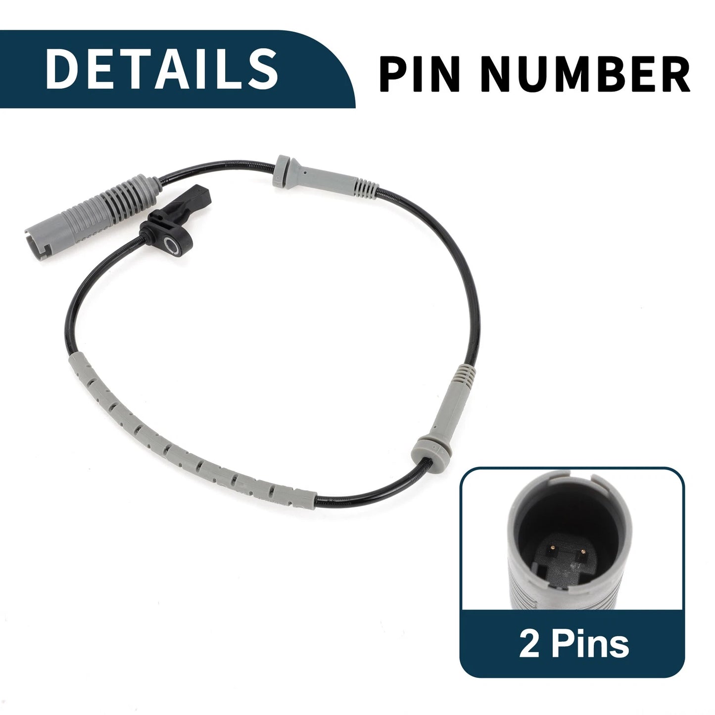 ABS Wheel Speed Sensor Front Left or Right for BMW 328i (2007-2013)