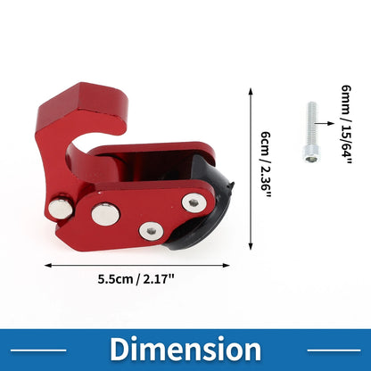 Handlebar Hook for Motorcycle Aluminum Alloy Red