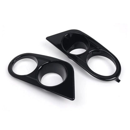 Glossy Black Front Fog Light Covers for BMW E46 M3 (2001-2006)