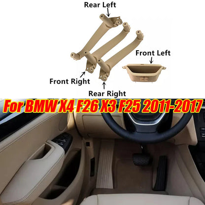 Beige Door Handle Pull Trim Cover for BMW X4 X3 (2011–2017)