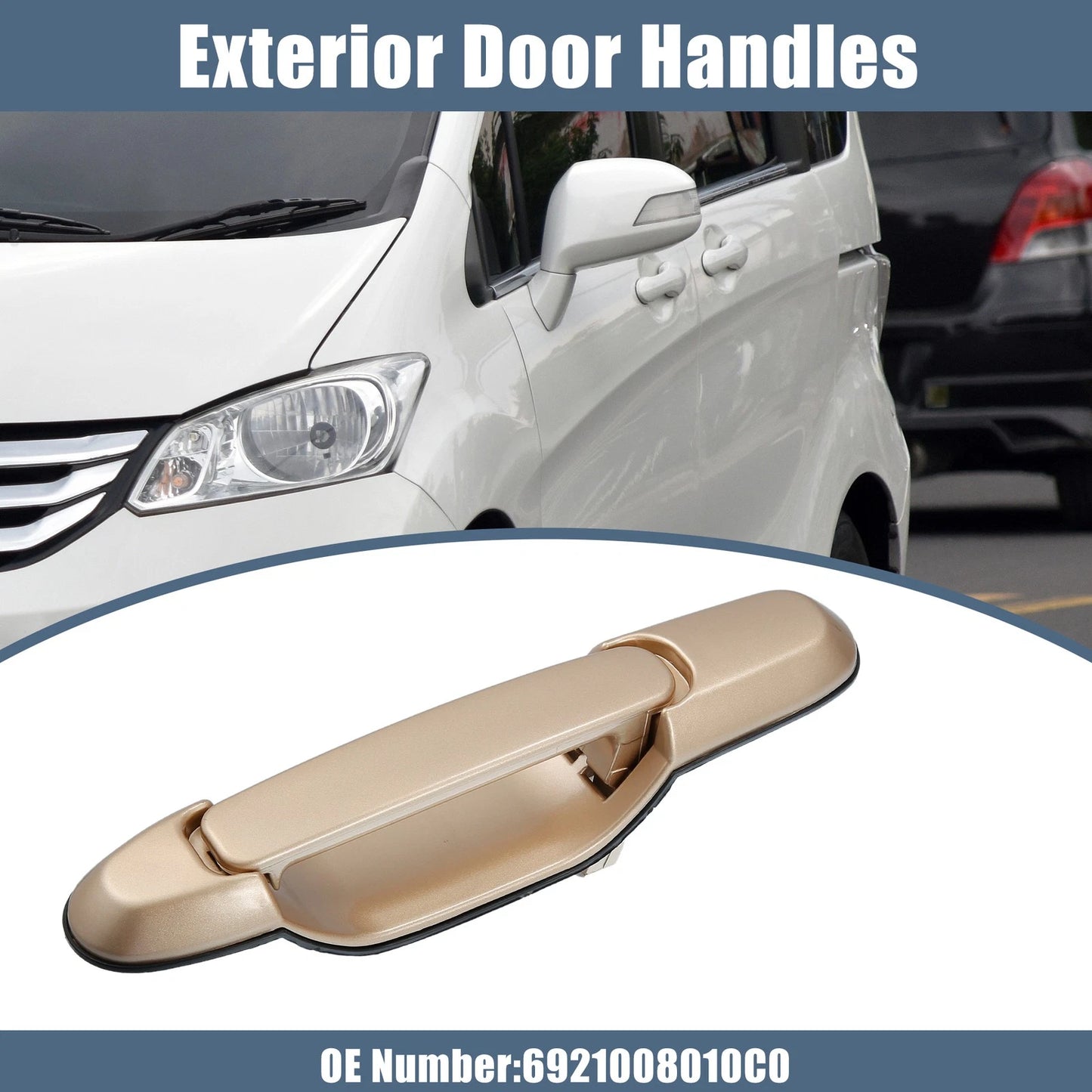 Exterior Door Handle / 2 x / Rear Left and Right for Toyota Sienna