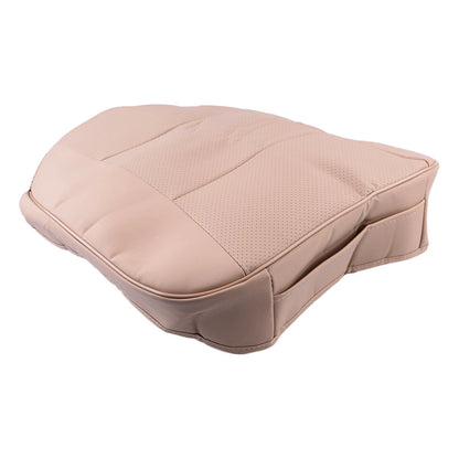 Beige Driver Seat Button Cover Cushion Protector for Universal Cars