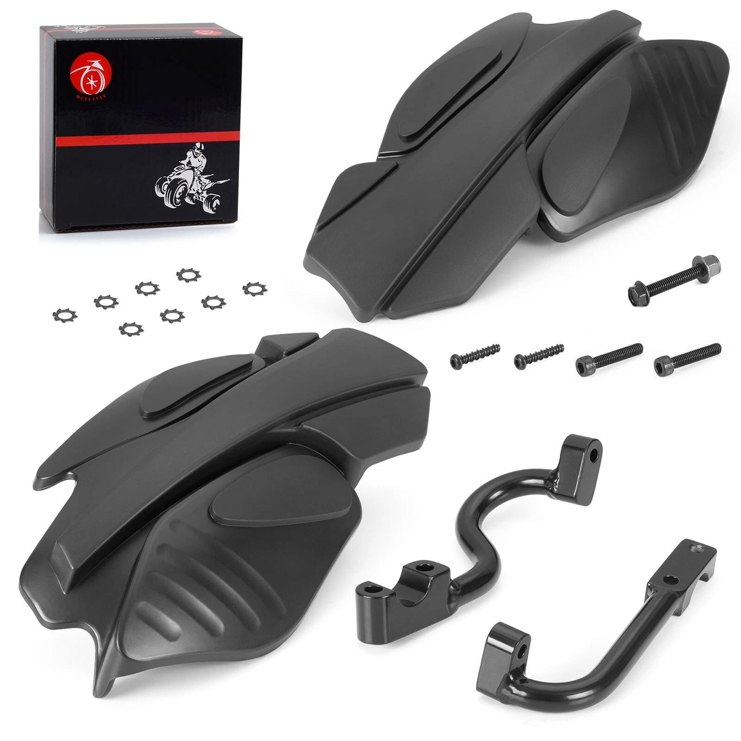 Hand Guard & Bracket Kit for Polaris Rush/RMK/Indy 600/800 (2010-2015)