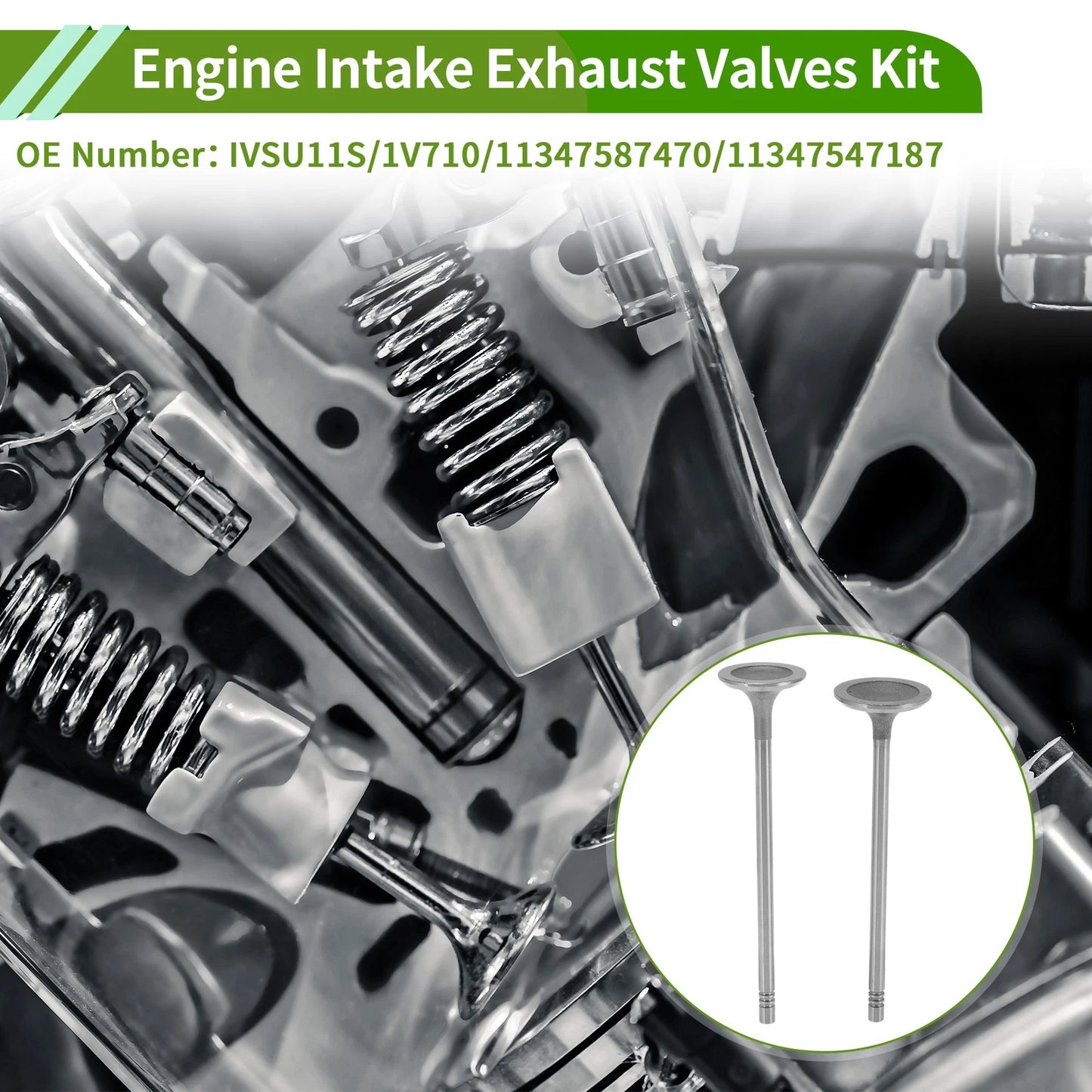 Engine Intake Exhaust Valves for MINI R56 Cooper S Coupe (2007-2013)