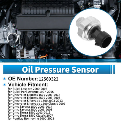 1 x Engine Oil Pressure Sensor for Buick Lesabre (2000–2005)
