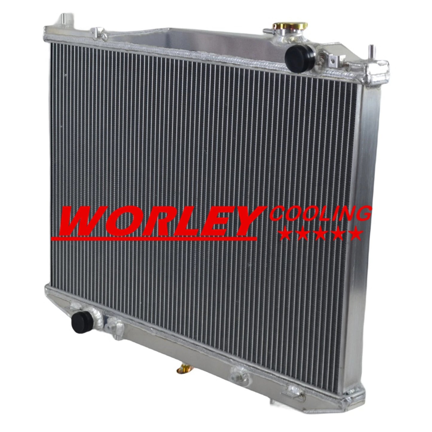 3-Row Aluminum Radiator for Nissan Navara D22 1997-2001 (1997-2001)