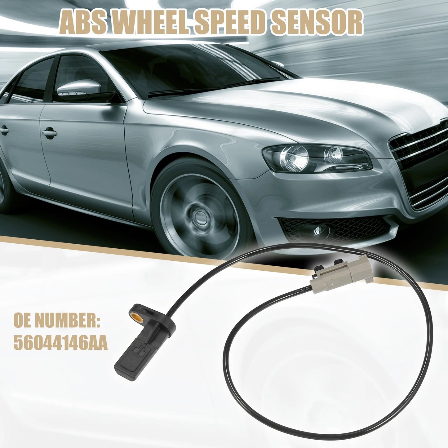 ABS Wheel Speed Sensor Rear Left/Right for Jeep Grand Cherokee (2011-2020)