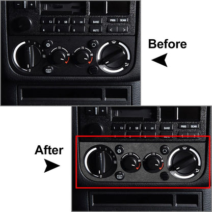 AC Climate Control Panel Cover Trim for BMW 3 Series (1991-1999) - Suede Black