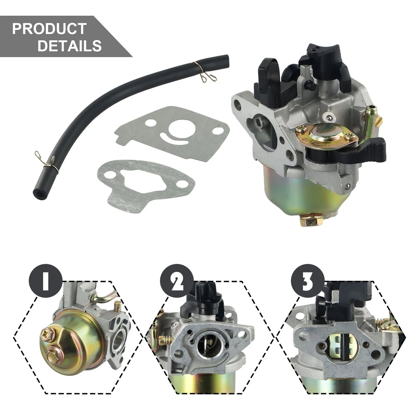 Carburettor Cement Mixer for Belle Minimix G100 GXH50 Petrol Engines