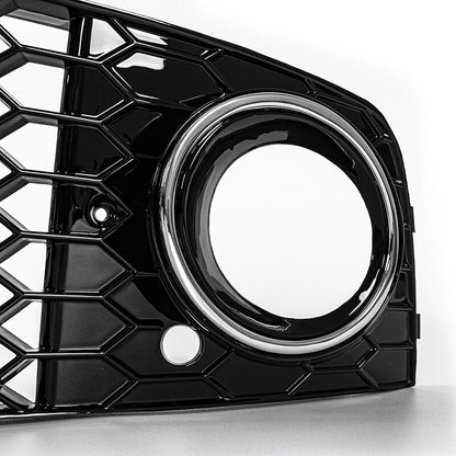 Front Bumper Fog Light Grille Chrome Cover for Audi A4 (2009-2012)