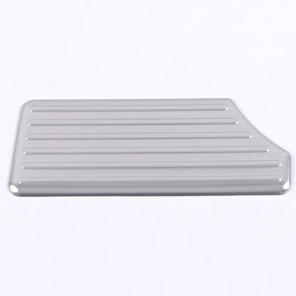 Foot Rest Pedal Plate Cover Trim for 2022-2023 Honda Civic Silver Steel