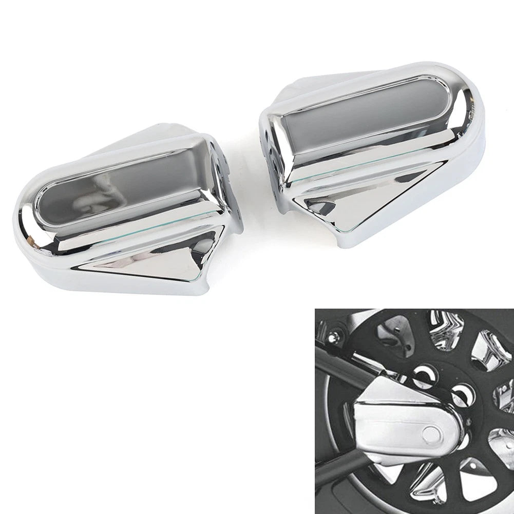 Rear Axle Covers  Chrome for Harley Softail FLSTC FLSTN (2000-2017)