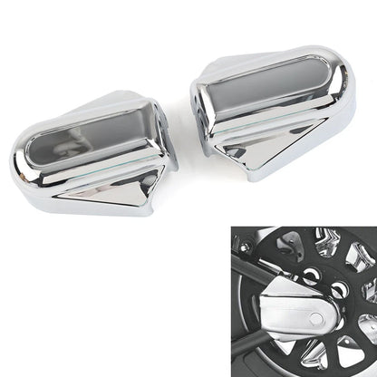 Rear Axle Covers  Chrome for Harley Softail FLSTC FLSTN (2000-2017)