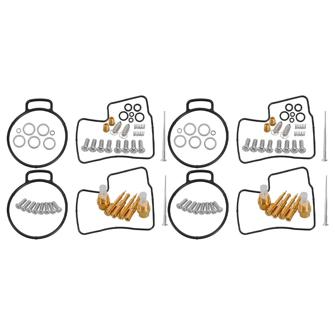 Carburetor Repair Kit Set of 4 for Honda Goldwing GL1500 (1988-1991)