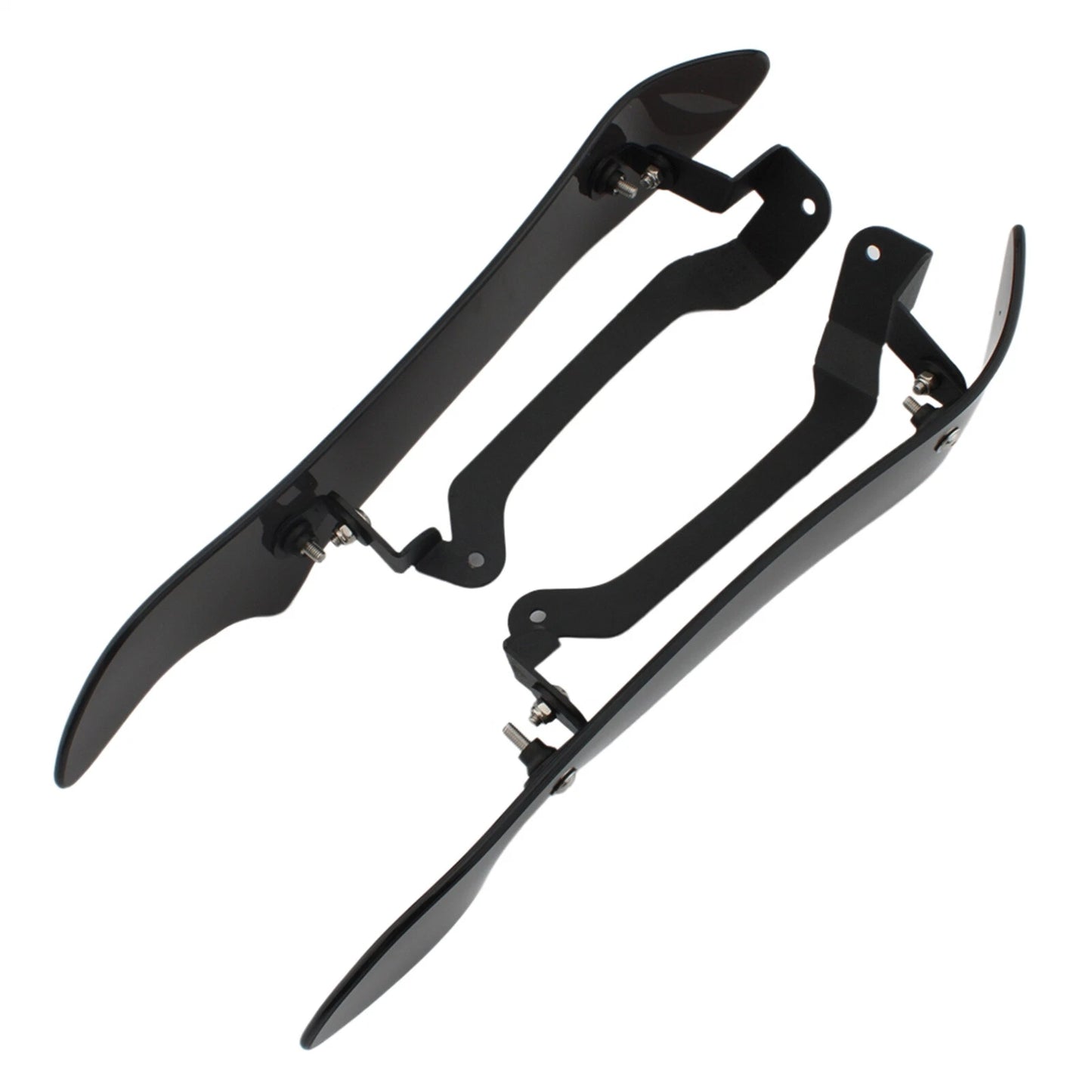 Windshield Side Wind Deflectors for BMW K1600GT (2017-2023) Black