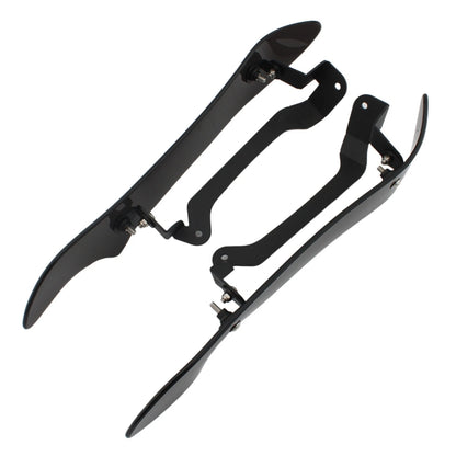 Windshield Side Wind Deflectors for BMW K1600GT (2017-2023) Black