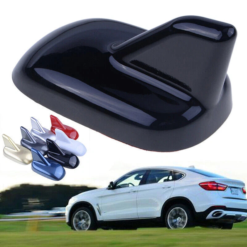 Shark Fin Style Car Roof Antenna Cover for Universal Models - Black