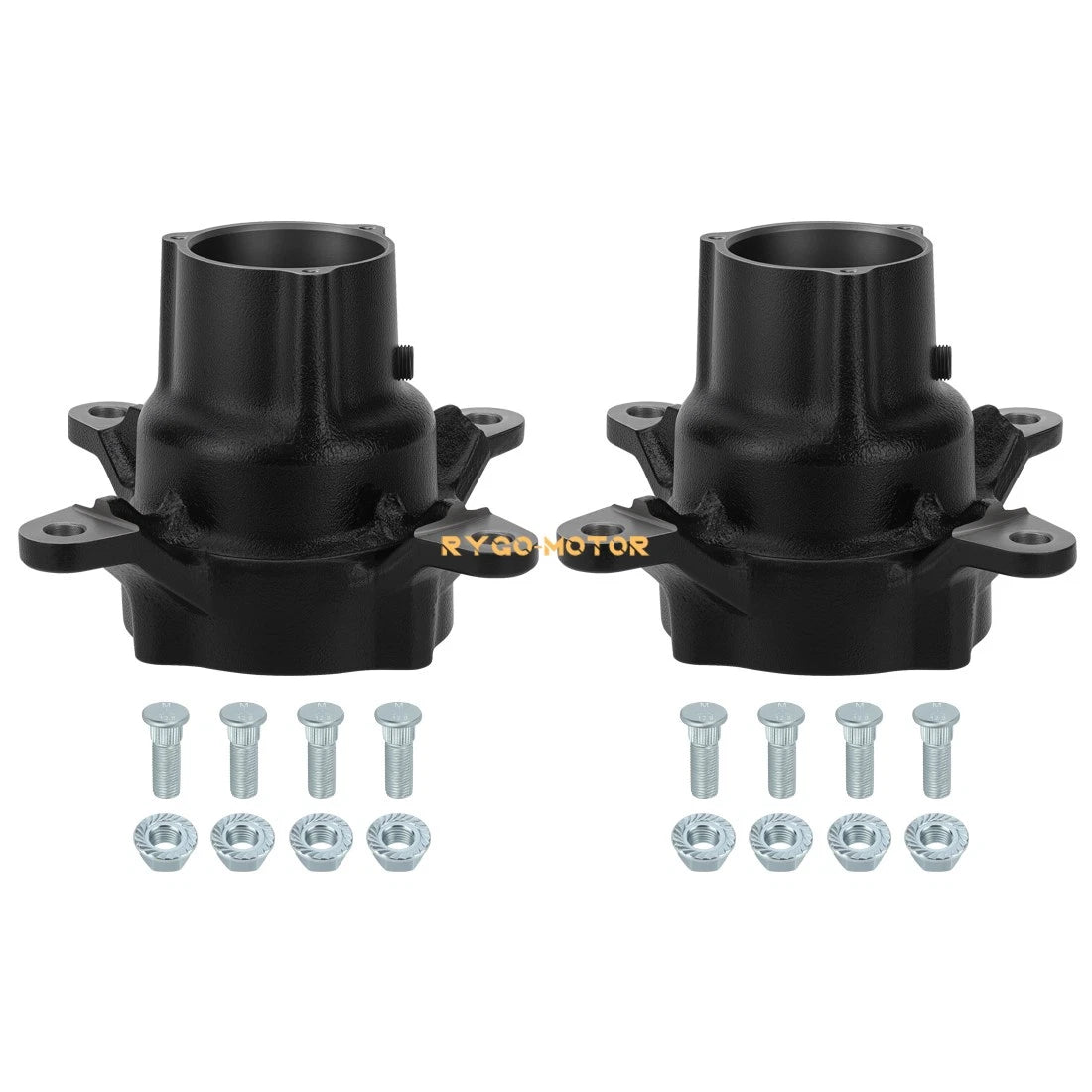 2x Front Wheel Hubs w/Studs for Polaris Magnum 500 425 325 Scrambler 400 500