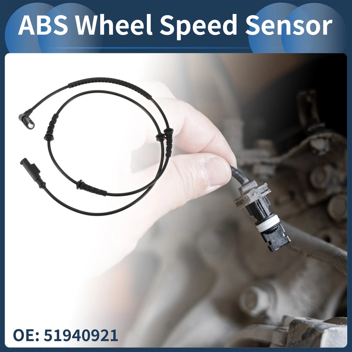 ABS Wheel Speed Sensor for Jeep Renegade 2015-2023 Rear Sensor 2 x 51940921