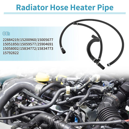 Heater Inlet & Lower Radiator Outlet Hose for Chevy Avalanche (2007 - 2009)