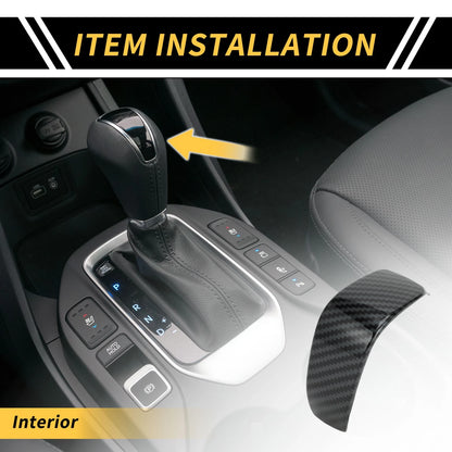 Carbon Fiber Gear Shift Knob Cover Trim for Ford Ranger (2023-2024)