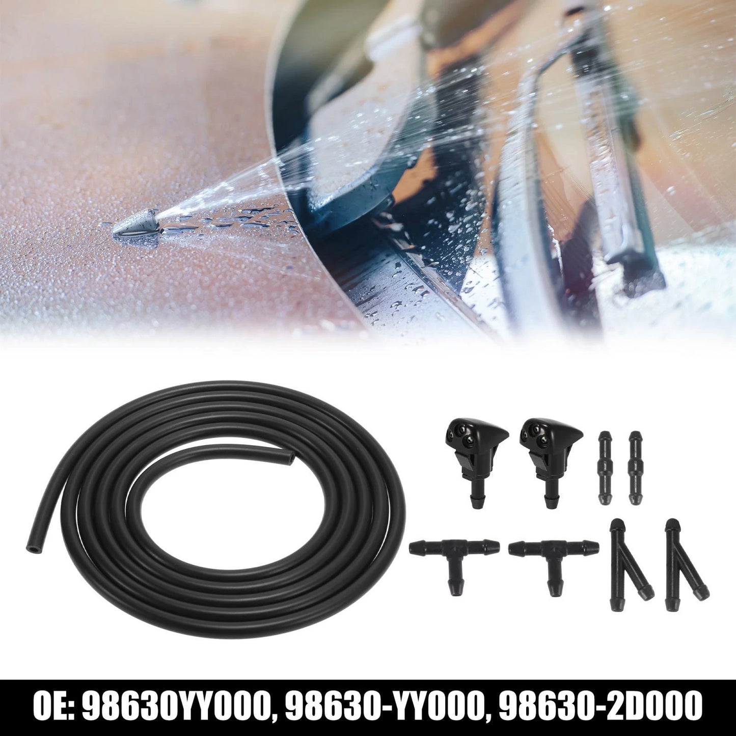 Windshield Washer Nozzles Kit for Hyundai Sonata (2002-2005)