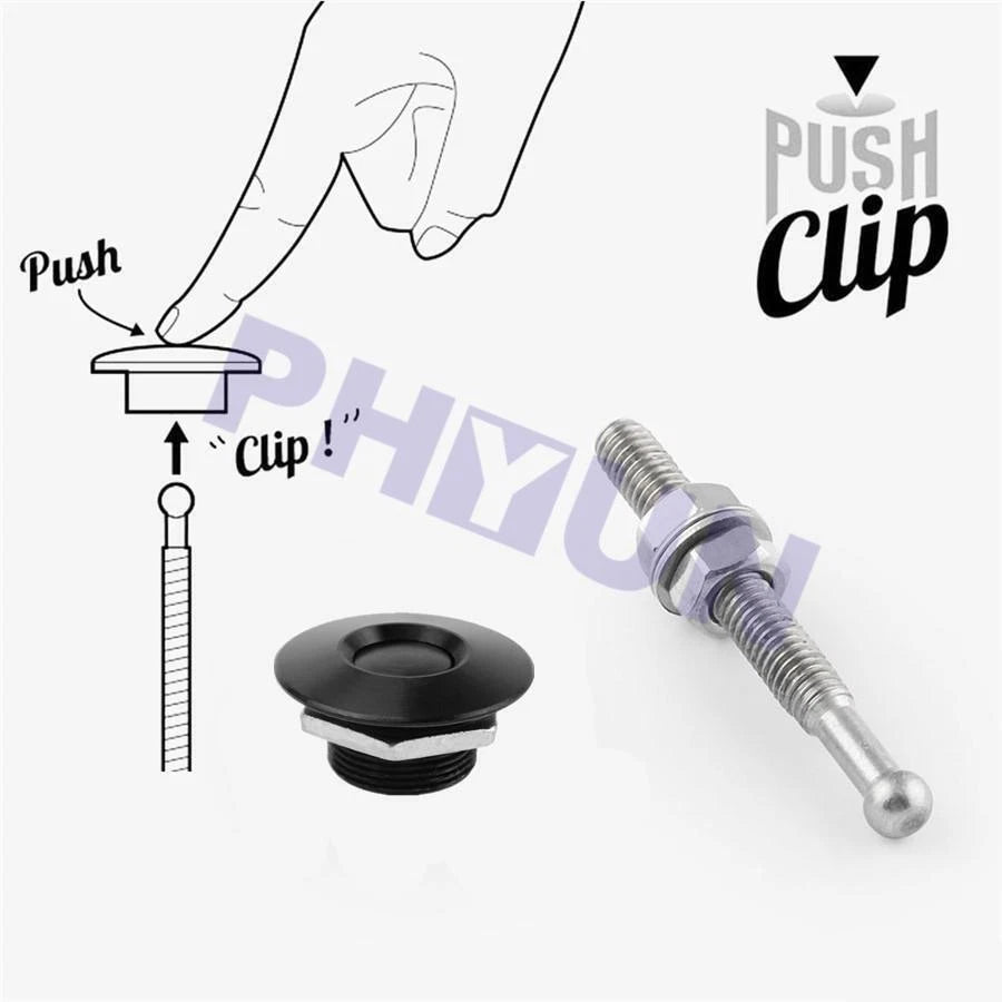 4x Mini CNC Quick Disconnect Latch Pin Fasteners for Car Hood Bumper