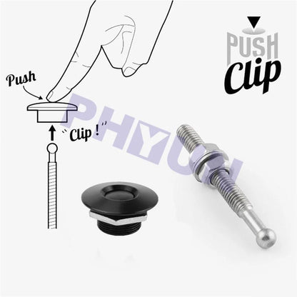 4x Mini CNC Quick Disconnect Latch Pin Fasteners for Car Hood Bumper