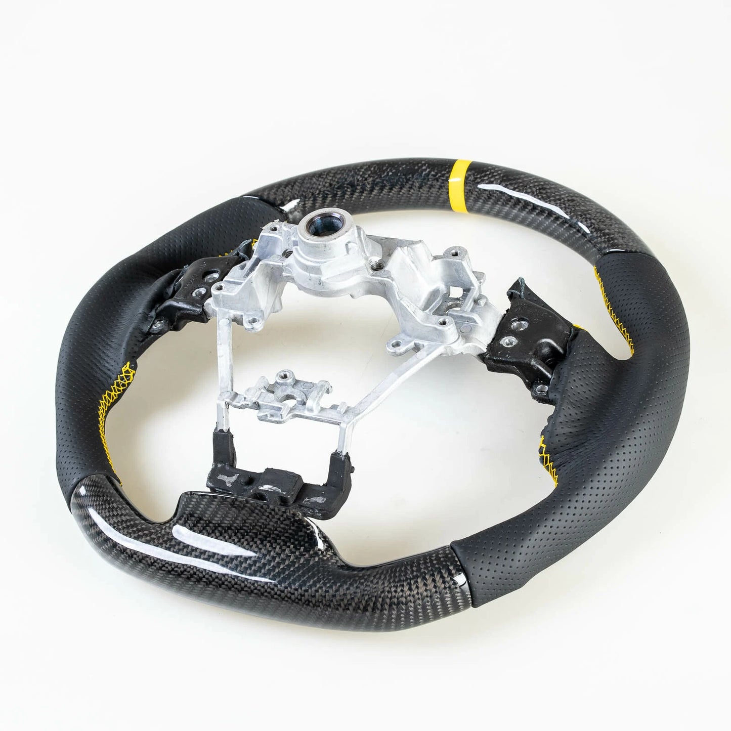 Carbon Leather Steering Wheel for Subaru Impreza, Forester, Ascent, XV (2017-2023)