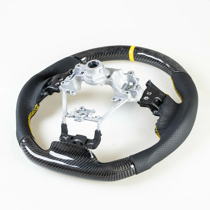 Carbon Leather Steering Wheel for Subaru Impreza, Forester, Ascent, XV (2017-2023)