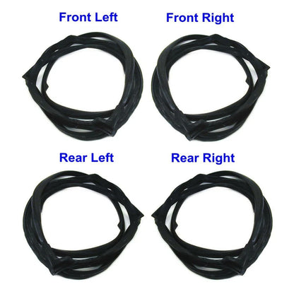Weatherstrip Door Seal Rubber Trim Set F+R Fits Mercedes Benz W114 W115 280E D10